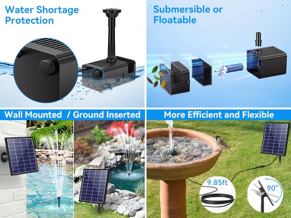 POPOSOAP pump setup options for float or submerged use