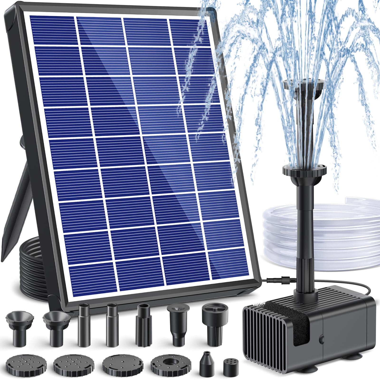 POPOSOAP solar-panel for bird-bath boosts energy-efficient fountain operation