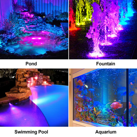 POPOSOAP RGB color mode highlights pond with vibrant ambiance and color options.