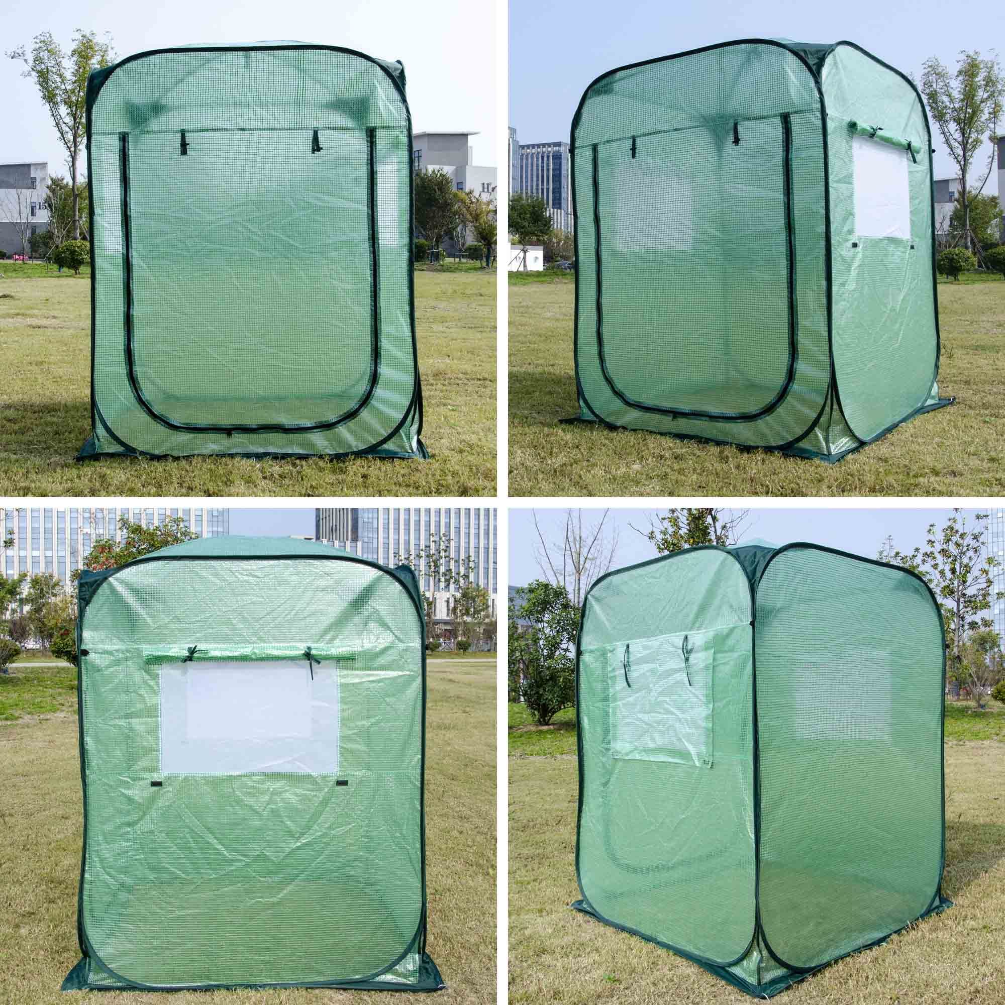 Porayhut pop up greenhouse ideal for indoor outdoor gardening and plant care.