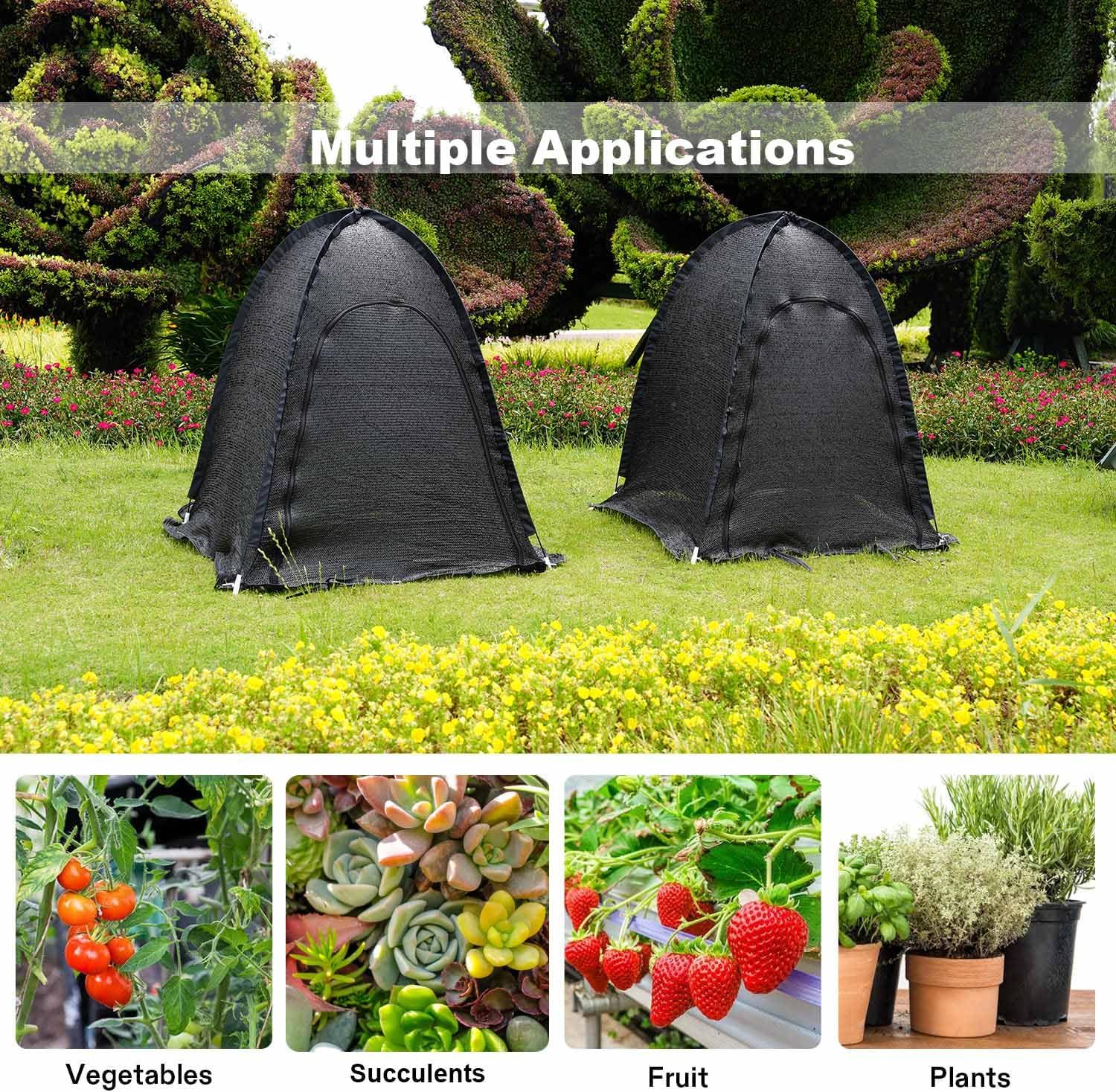 Porayhut sunshade wind and sand barrier outdoors
