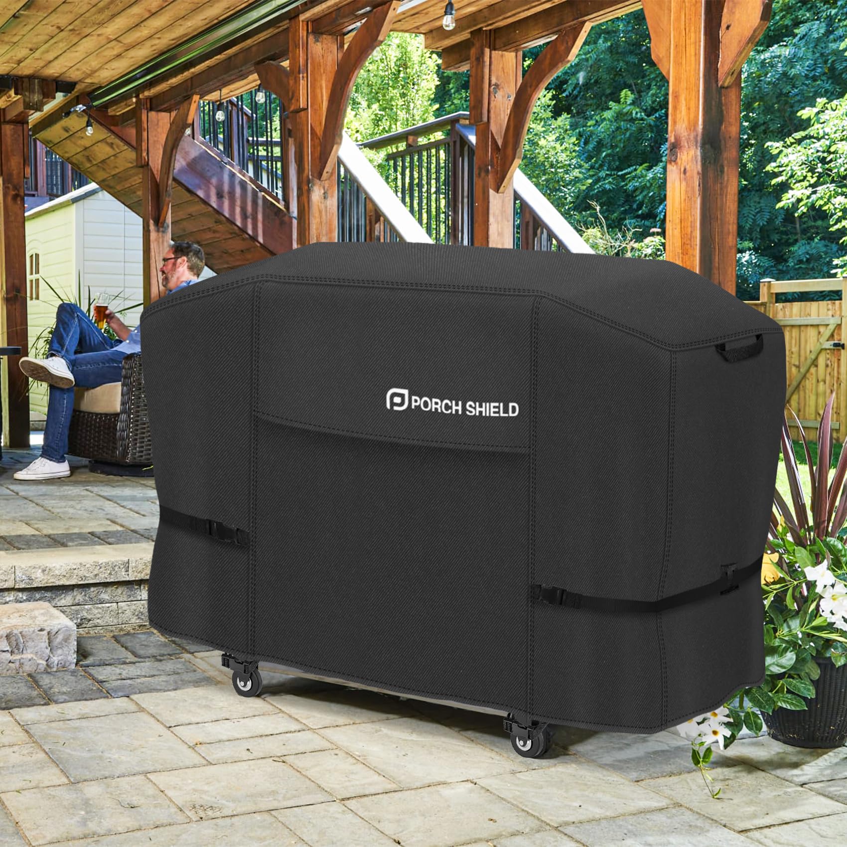 Porch Shield integrated air vents reduce internal condensation