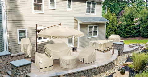 Porch Shield air vents prevent condensation inside the pit cover.