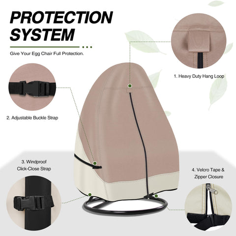 Porch Shield double-stitched seams reinforce durability for year-round use.