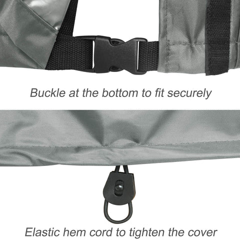 Porch Shield Velcro side for easy installation and removal.