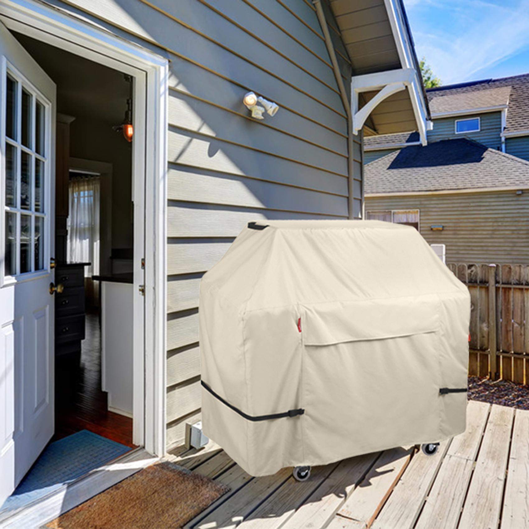 Porch Shield fadeproof UV treatment keeps color vibrant outdoors.