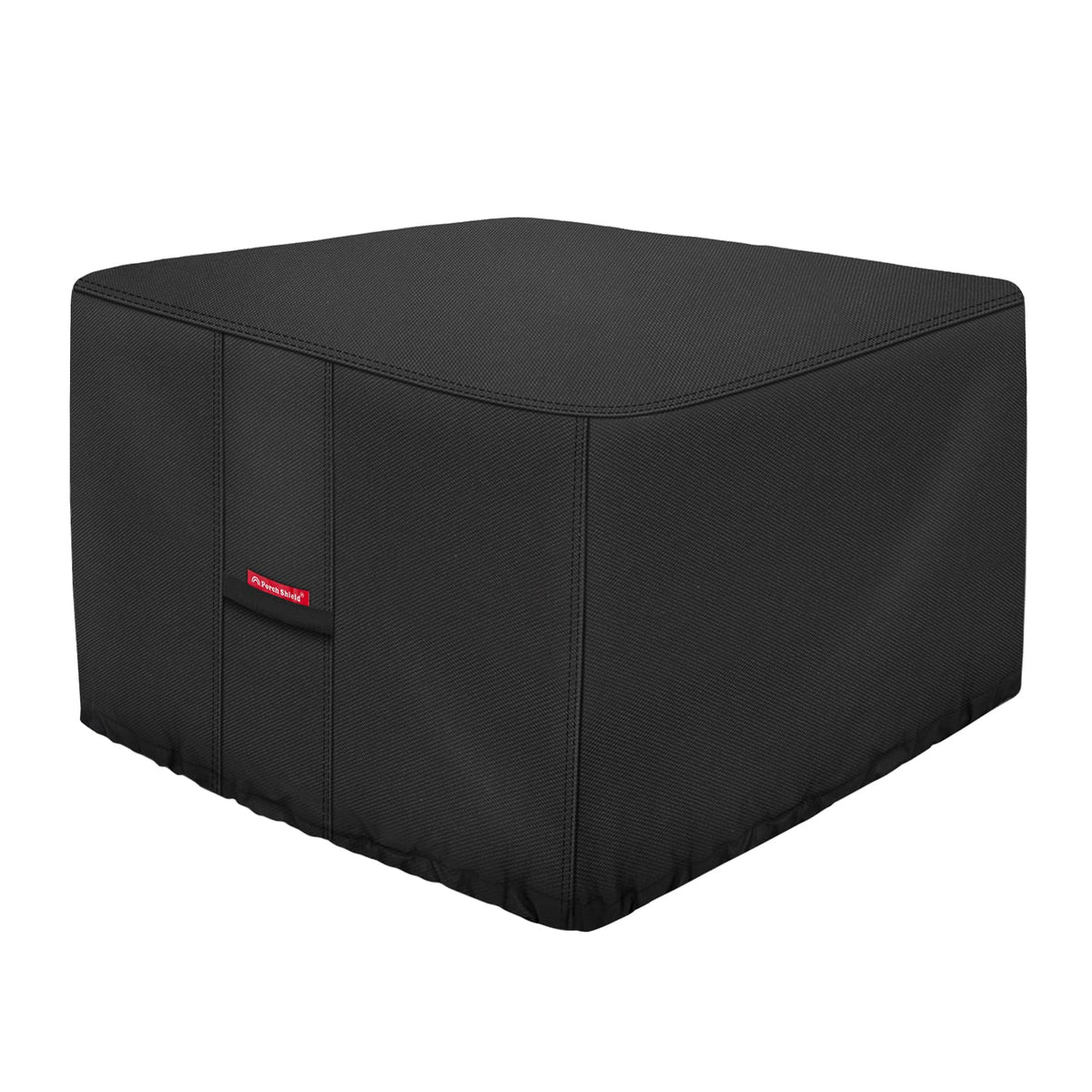 Porch Shield fire pit cover—front view with waterproof protection for outdoor evenings.