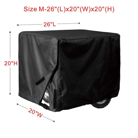 Porch Shield side view showing snug, wind-resistant fit for outdoor storage.