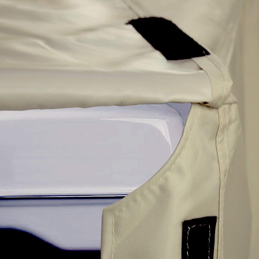 In-use weather protection with Porch Shield cover over a generator