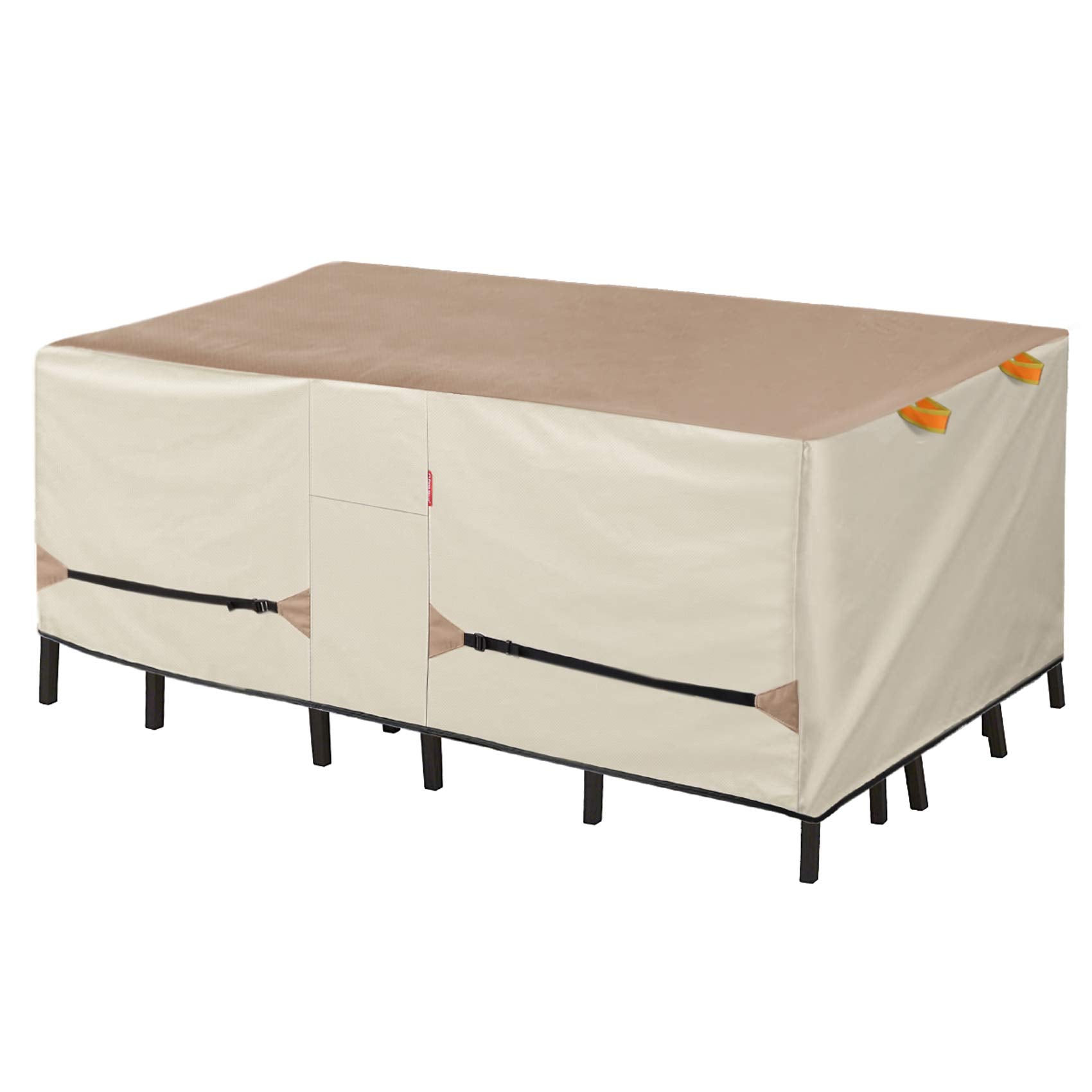 Porch Shield patio table cover 125x73 protecting outdoor furniture from rain and sun