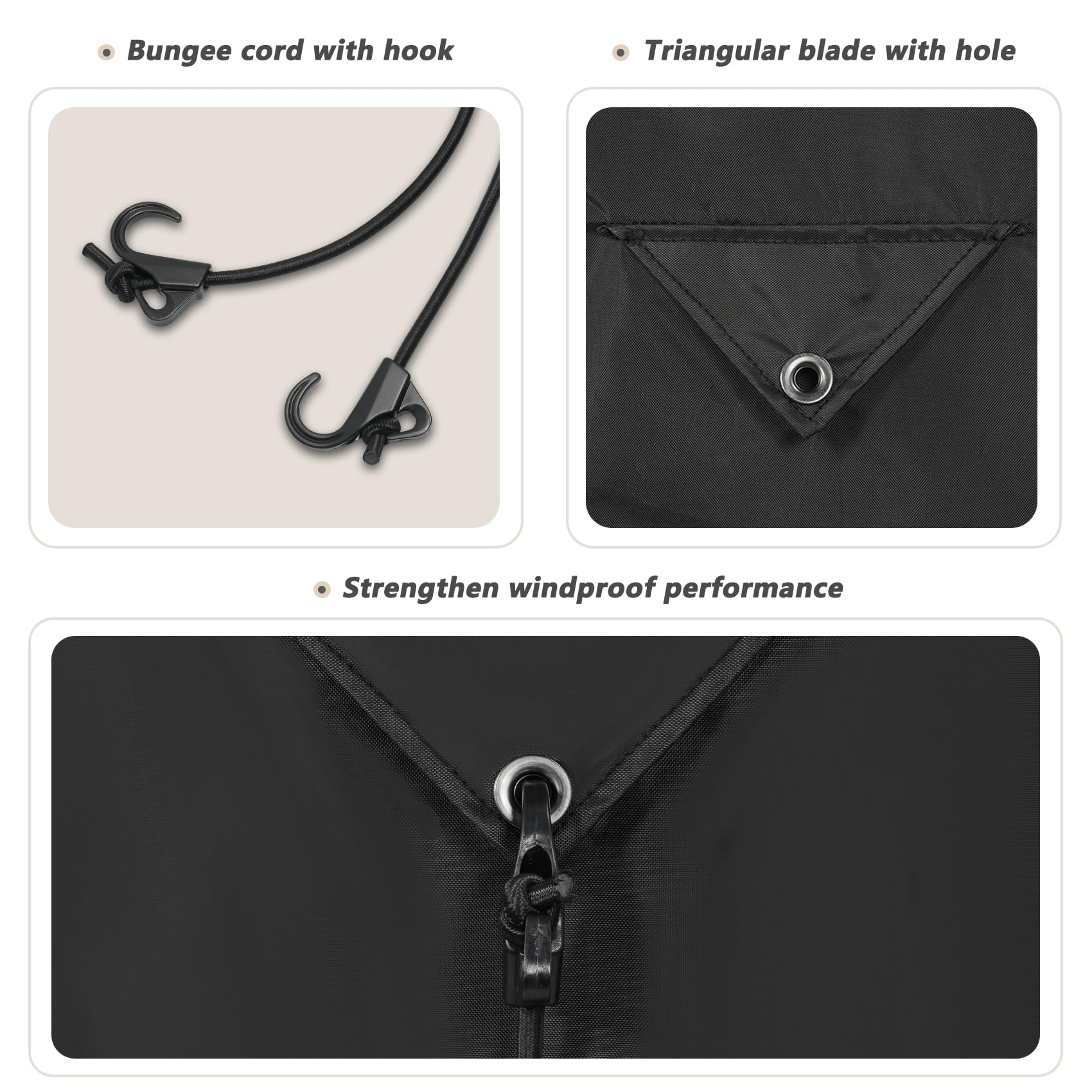 Top opening provides easy access to the generator handle