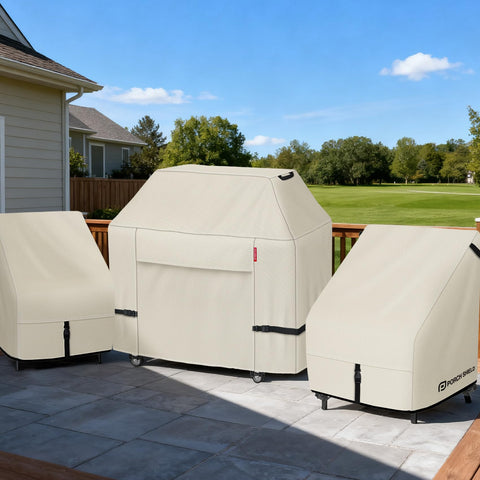 Porch Shield UV-resistant fabric preserves color when exposed to sun.