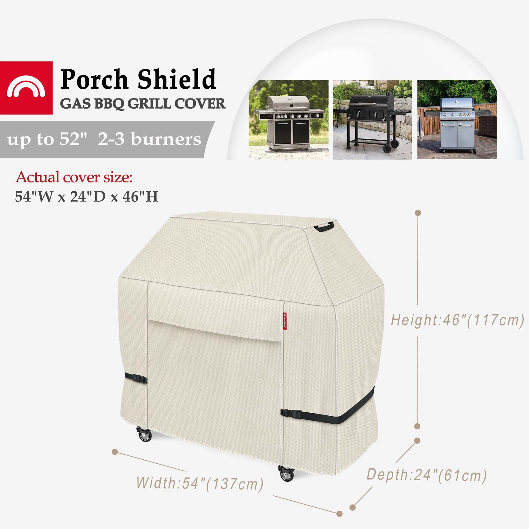 Porch Shield waterproof undercoating protects against rain and moisture.