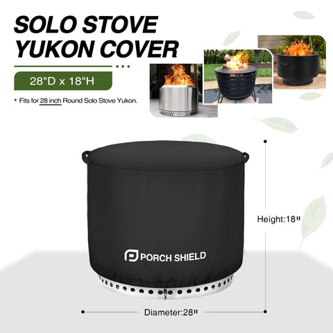 Porch Shield Yukon cover closeup reveals waterproof fabric and reinforced seams for durability.
