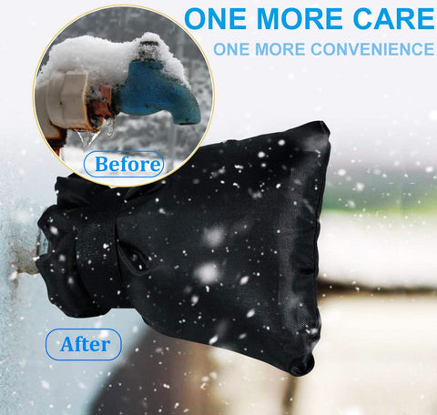 POROLIR waterproof Oxford-coated faucet cover shielding against rain