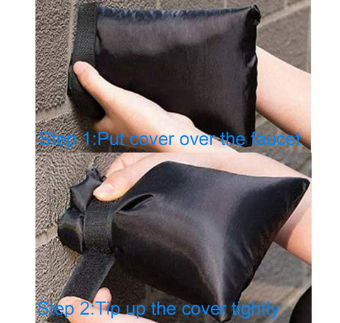 POROLIR durable reusable spigot cover ready for seasonal use