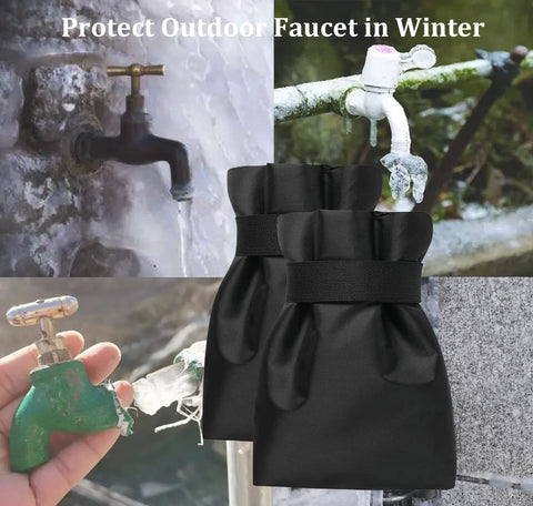POROLIR two-pack outdoor faucet covers ready for multiple taps