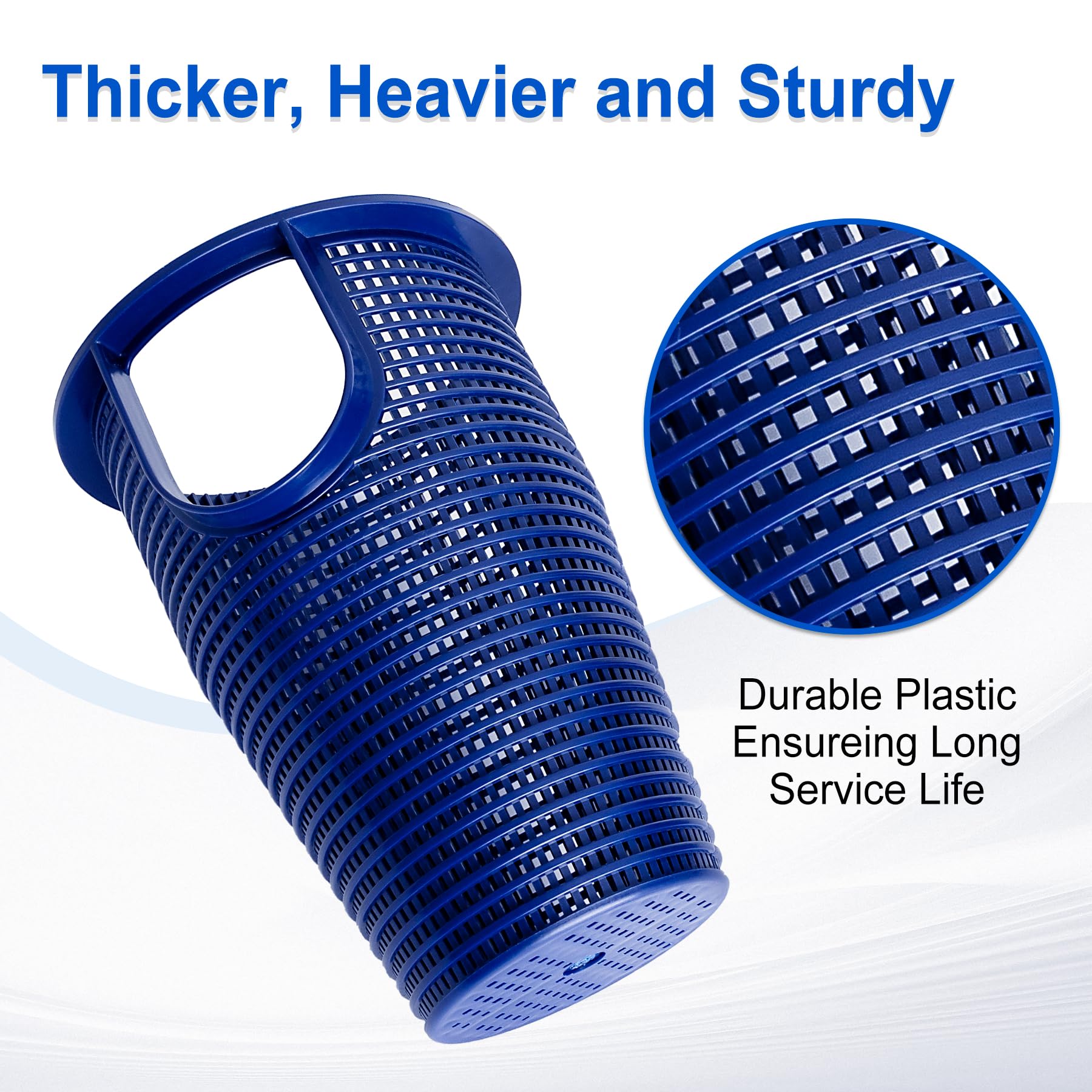 Porscan 070387-compatible filter basket for Pentair Aqua-Flo and CMP systems.