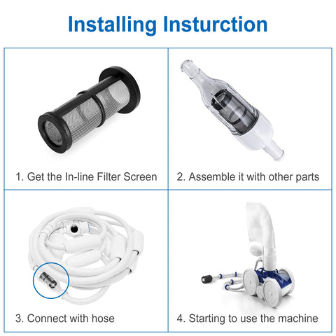 Porscan inline filter screen for 3900 Sport helps prevent clogs and maintains flow.