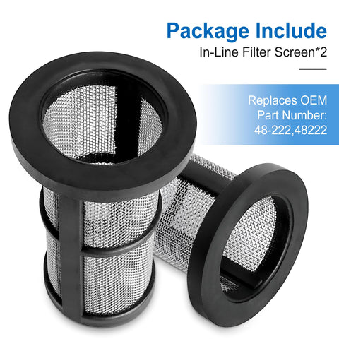 Porscan inline filter screen for 480 PRO enhances filtration with durable stainless steel mesh.