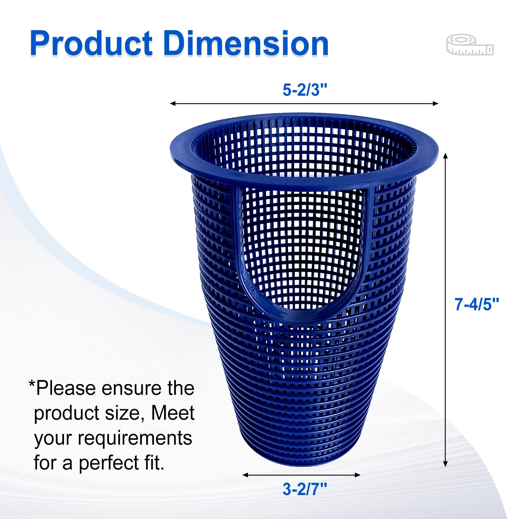 Porscan Pentair WhisperFlo Intelliflo basket protects pump from debris during operation.