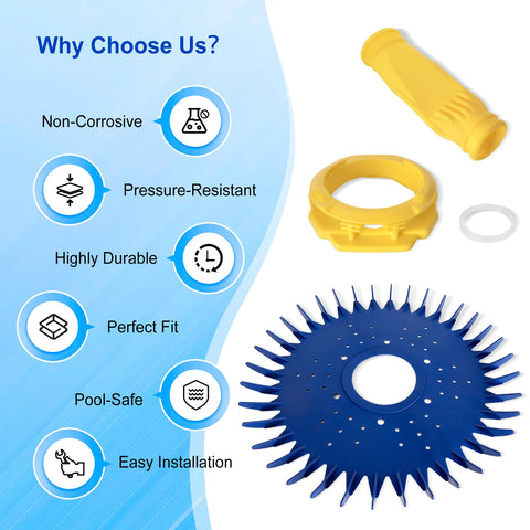 Porscan pool cleaner diaphragm pair provides extra coverage for maintenance tasks.