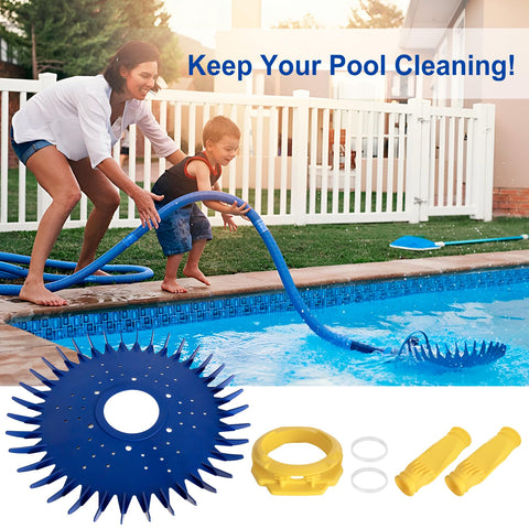 Porscan pool cleaner kit assembly shows comprehensive replacement components.