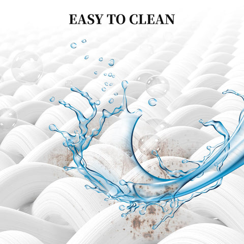 Porscan spa filter trilobal fabric dirt-trap technology depiction