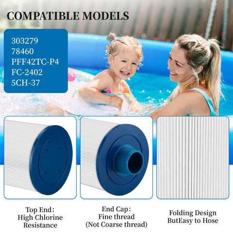 Porscan spa filter Fantasy Embrace Drift compatibility for reliable spa filtration