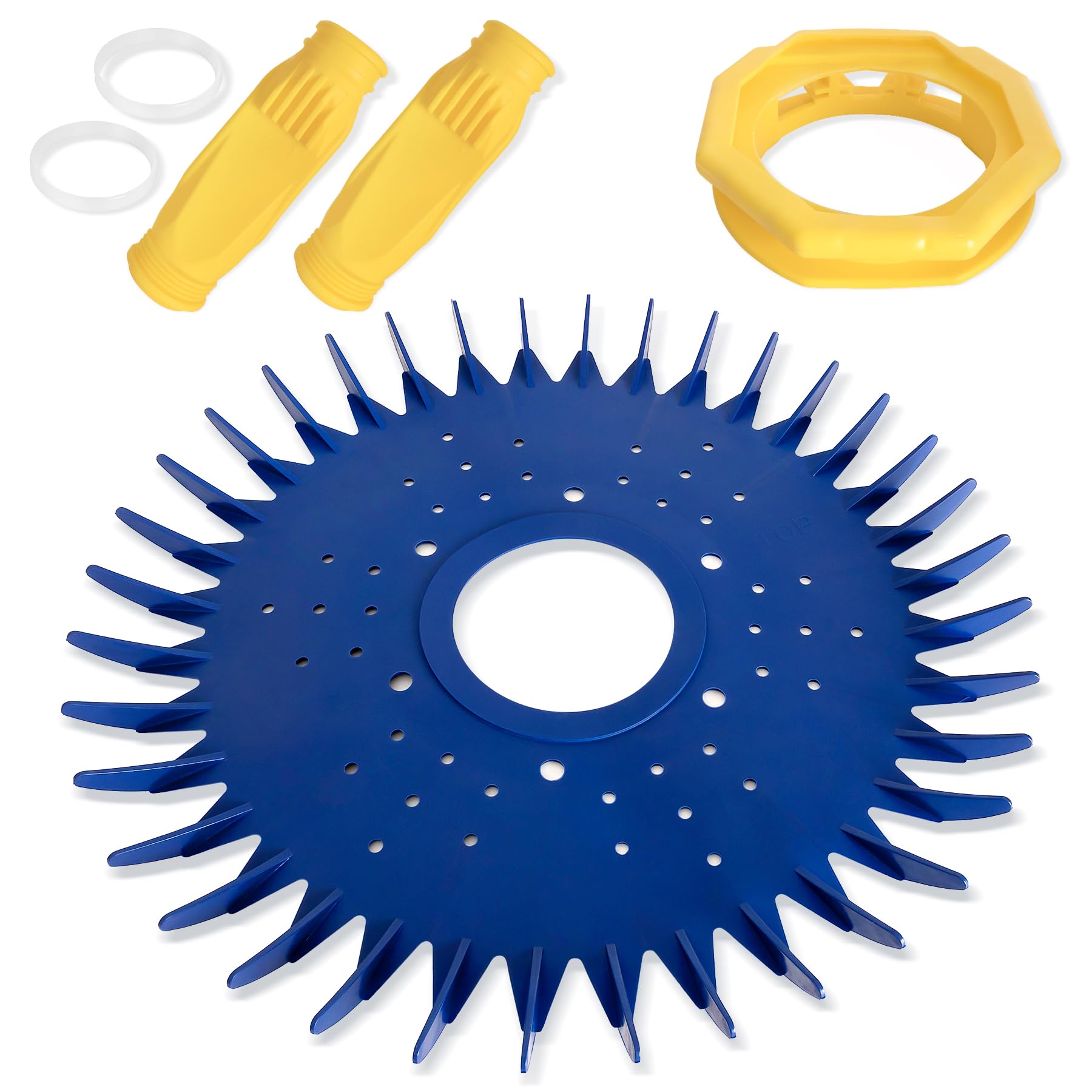 Porscan W70329 finned seal skirt improves water flow for efficient cleaning.