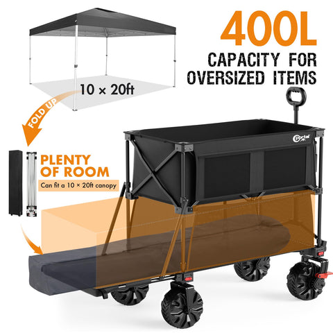 Portal 660lb capacity wagon ready for heavy gear
