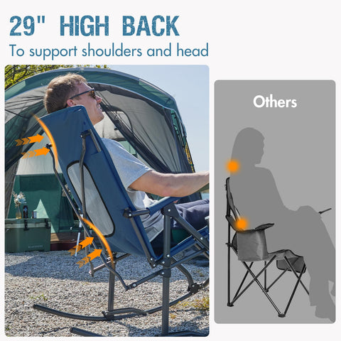 Portal fold and unfold design blue enables quick setup for camping or concerts
