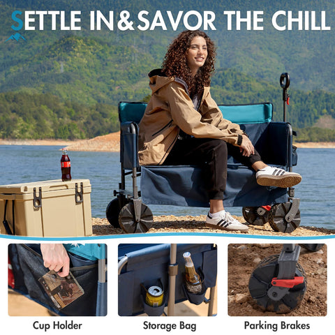 Portal 3-in-1 wagon supports up to 500 lbs for groceries or gear.