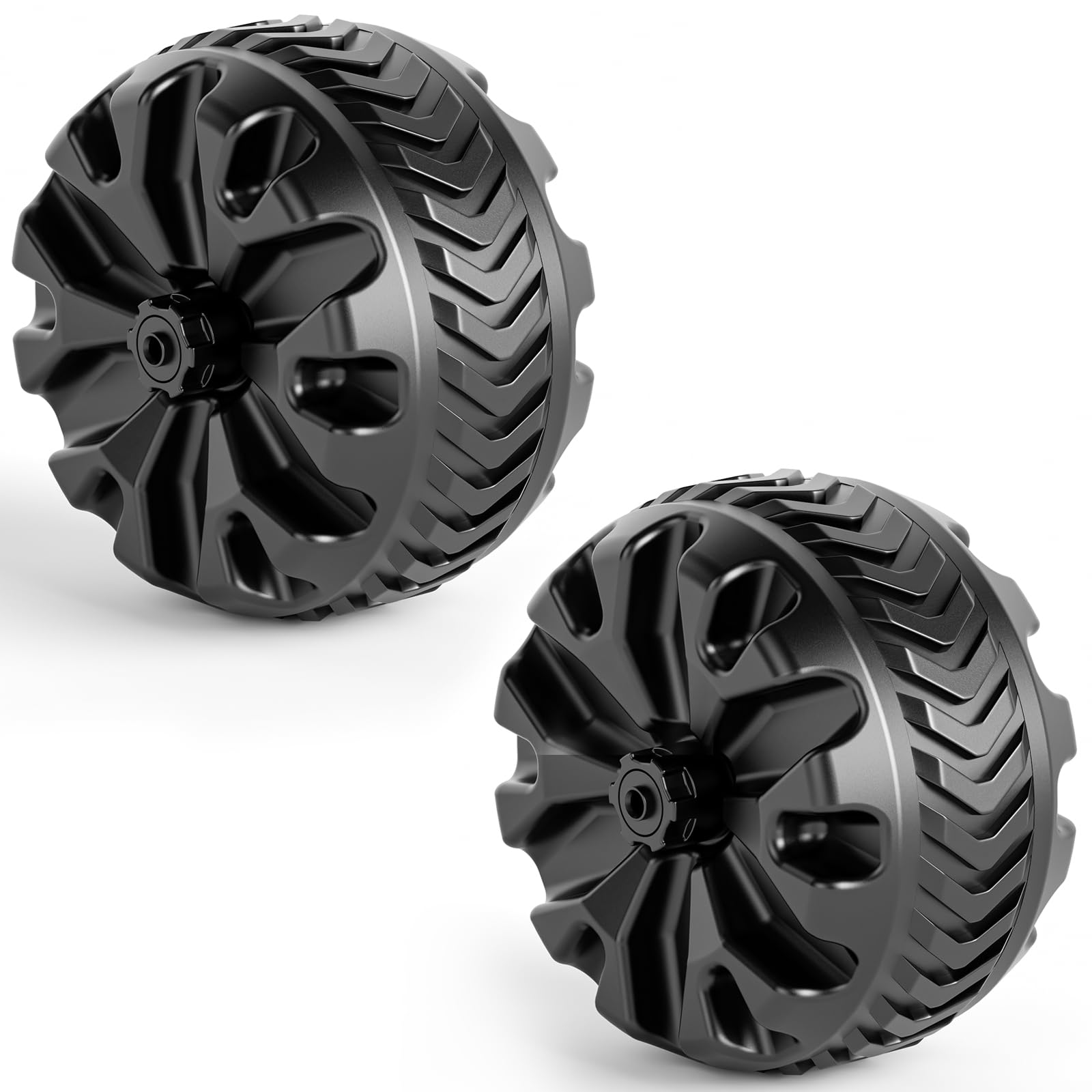 Portal wagon wheels 8inch diameter for stable outdoor hauling