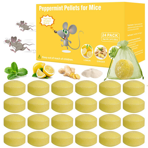 Posdry rodent repellent pellets in mesh bags deter rodents safely.