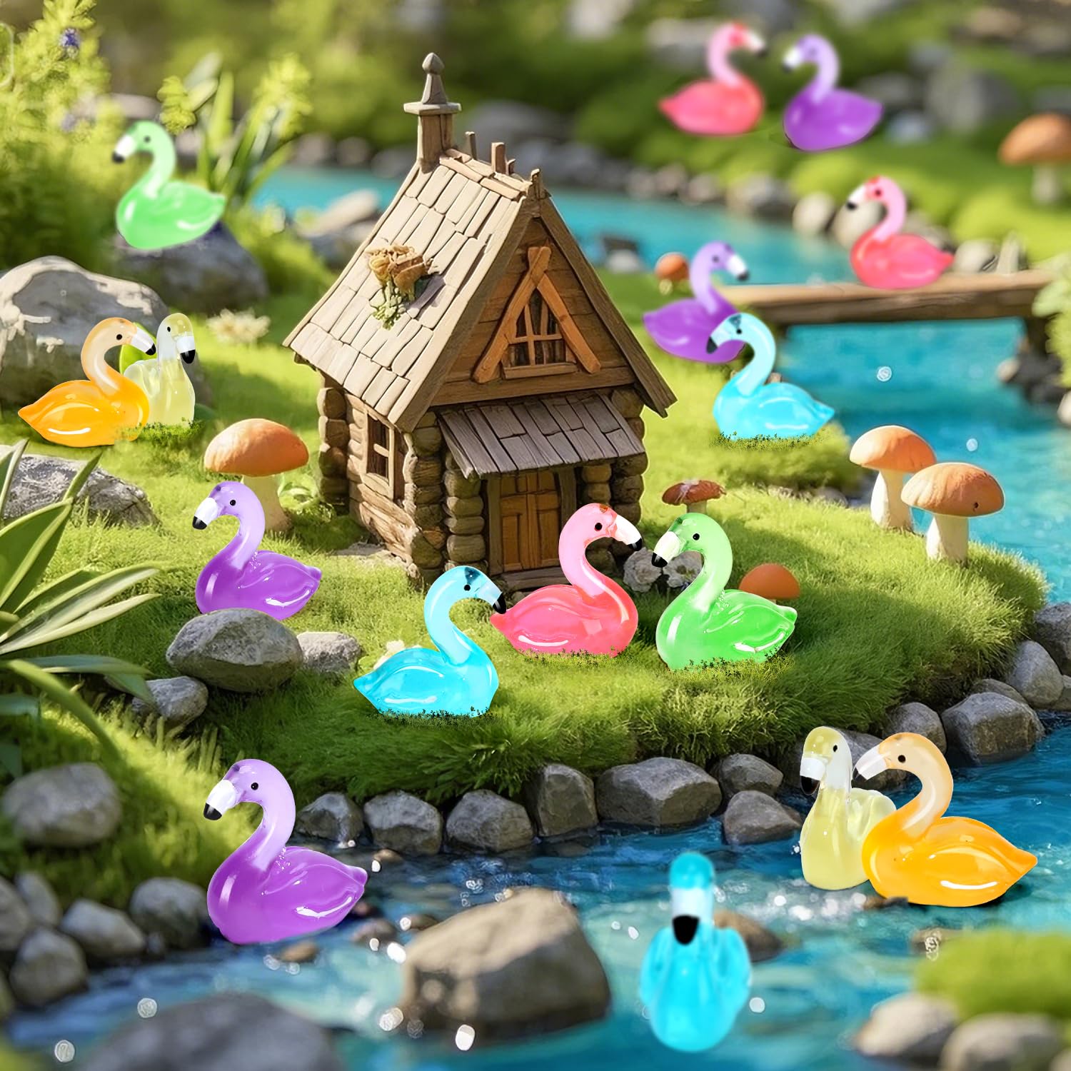 PoseablePals premium resin material adds durable decor accents