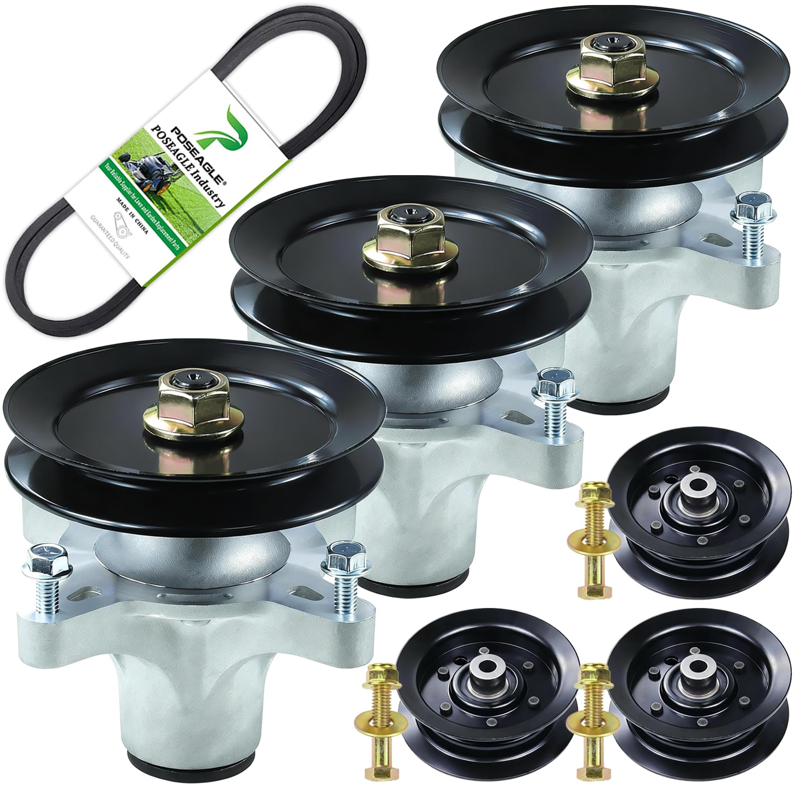 POSEAGLE 121-0751 spindle-assembly for Toro riding mower ensures smooth blade rotation.