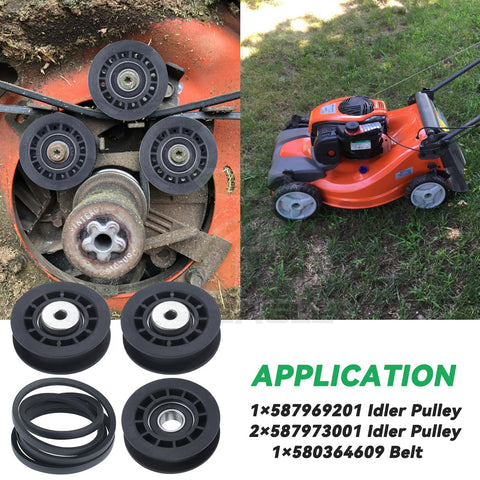 POSEAGLE belt-580364605 supports durable replacements for extended mowing sessions