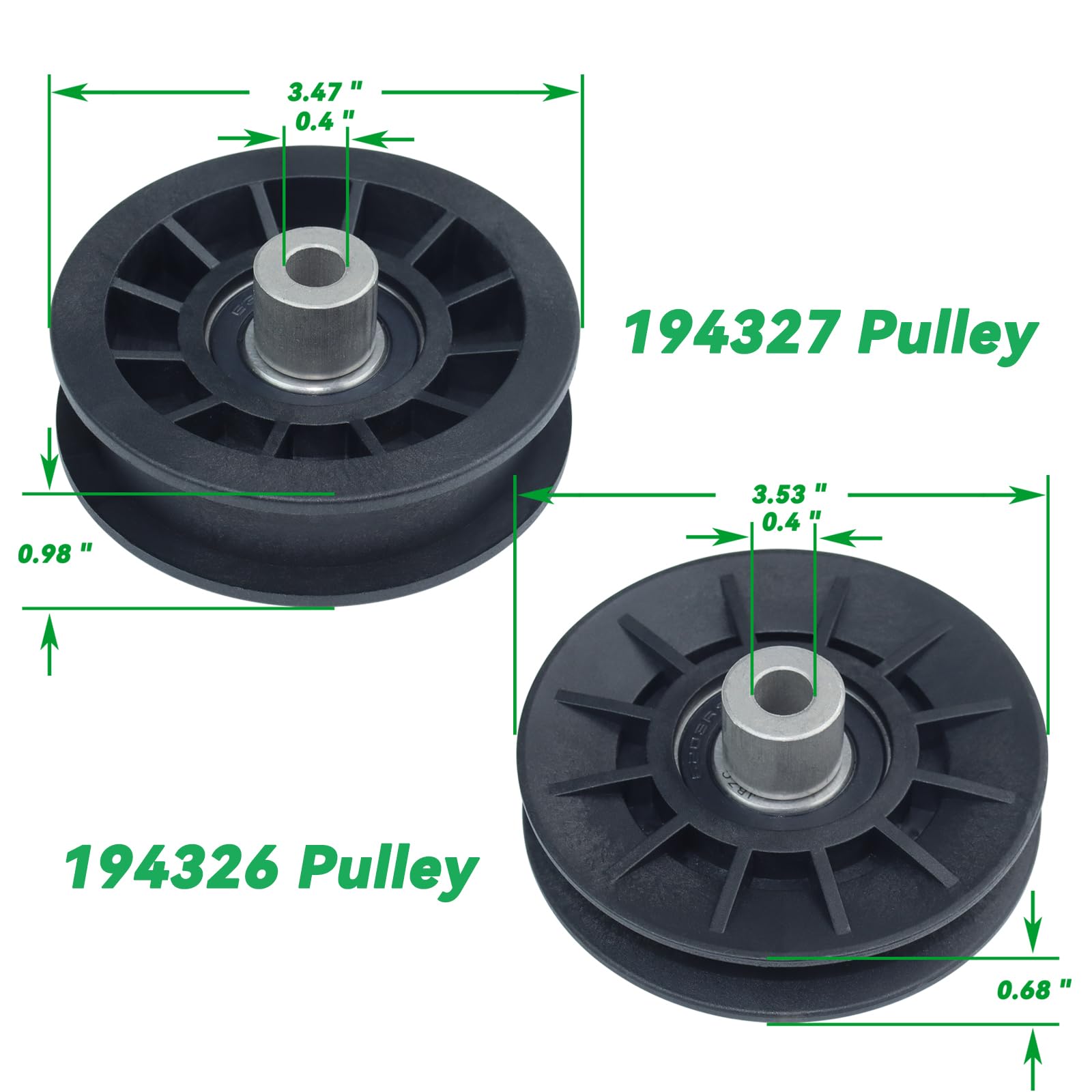 POSEAGLE belt 592855201 93in for Husqvarna compatibility.