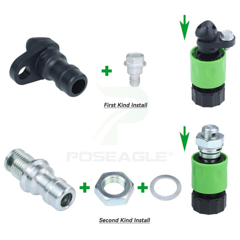 POSEAGLE plastic deck wash nozzle for lightweight rinsing