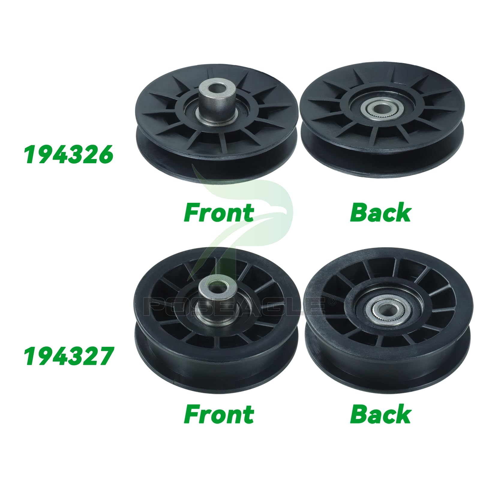 POSEAGLE idler pulley built with durable materials for long-lasting performance.