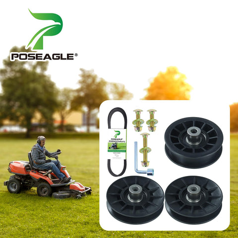 POSEAGLE idler pulley 532194327 enhances drive reliability for compatible lawn tractors.