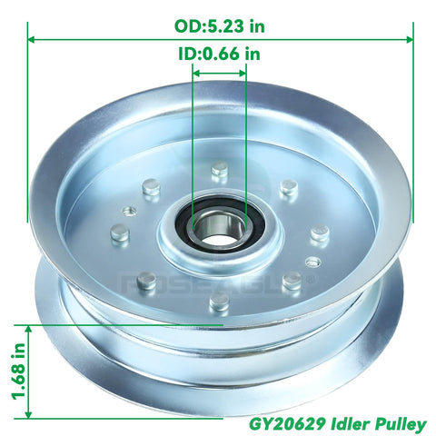 POSEAGLE idler pulley closeup metal reveals robust surface