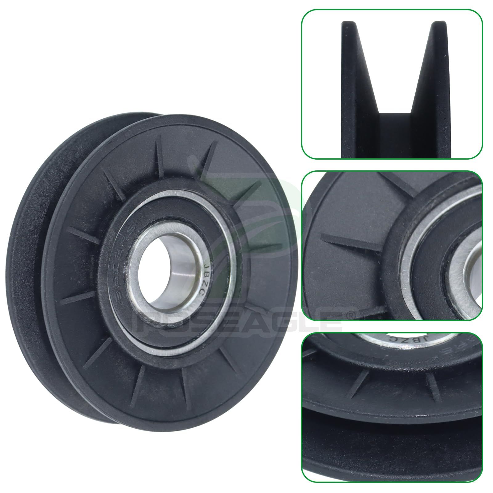 POSEAGLE John Deere D155 idler kit enhances belt alignment.