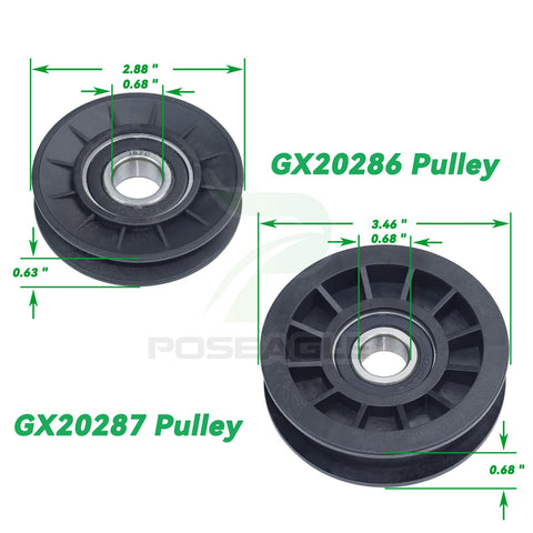 POSEAGLE UC30568 belt provides reliable lawn tractor drive.