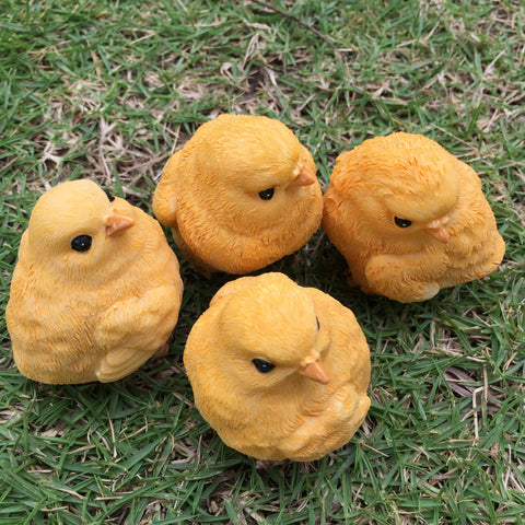 posee 2-inch chick figures for porches and decks