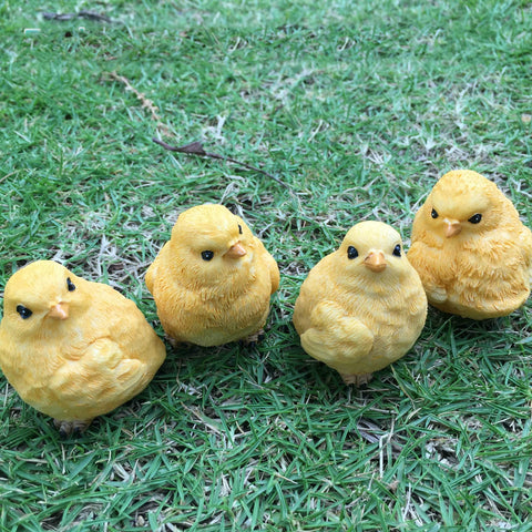 posee resin chicken figurines add charming garden accents