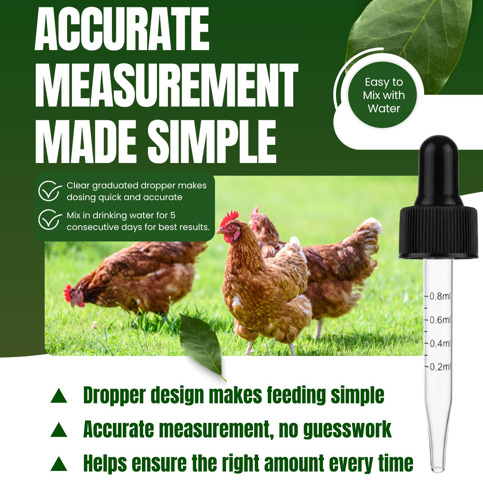 Postaid Ivermect de-wormer liquid added to drinking water supports daily poultry care