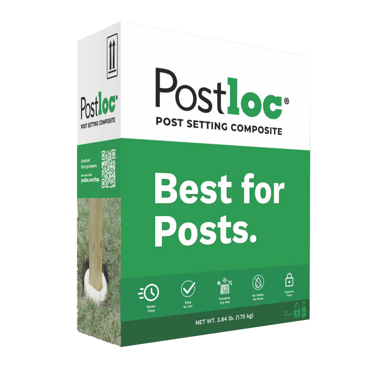 Postloc 1-Post Kit unboxing shows components for quick, tool-free post install