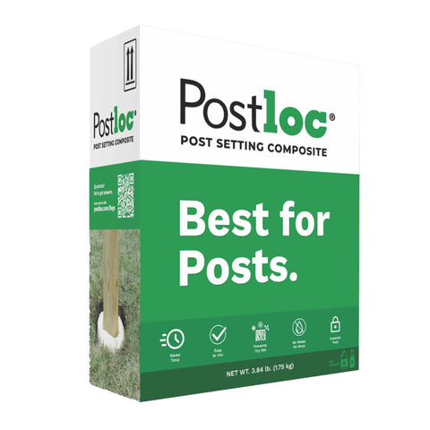 Postloc 1-Post Kit unboxing shows components for quick, tool-free post install